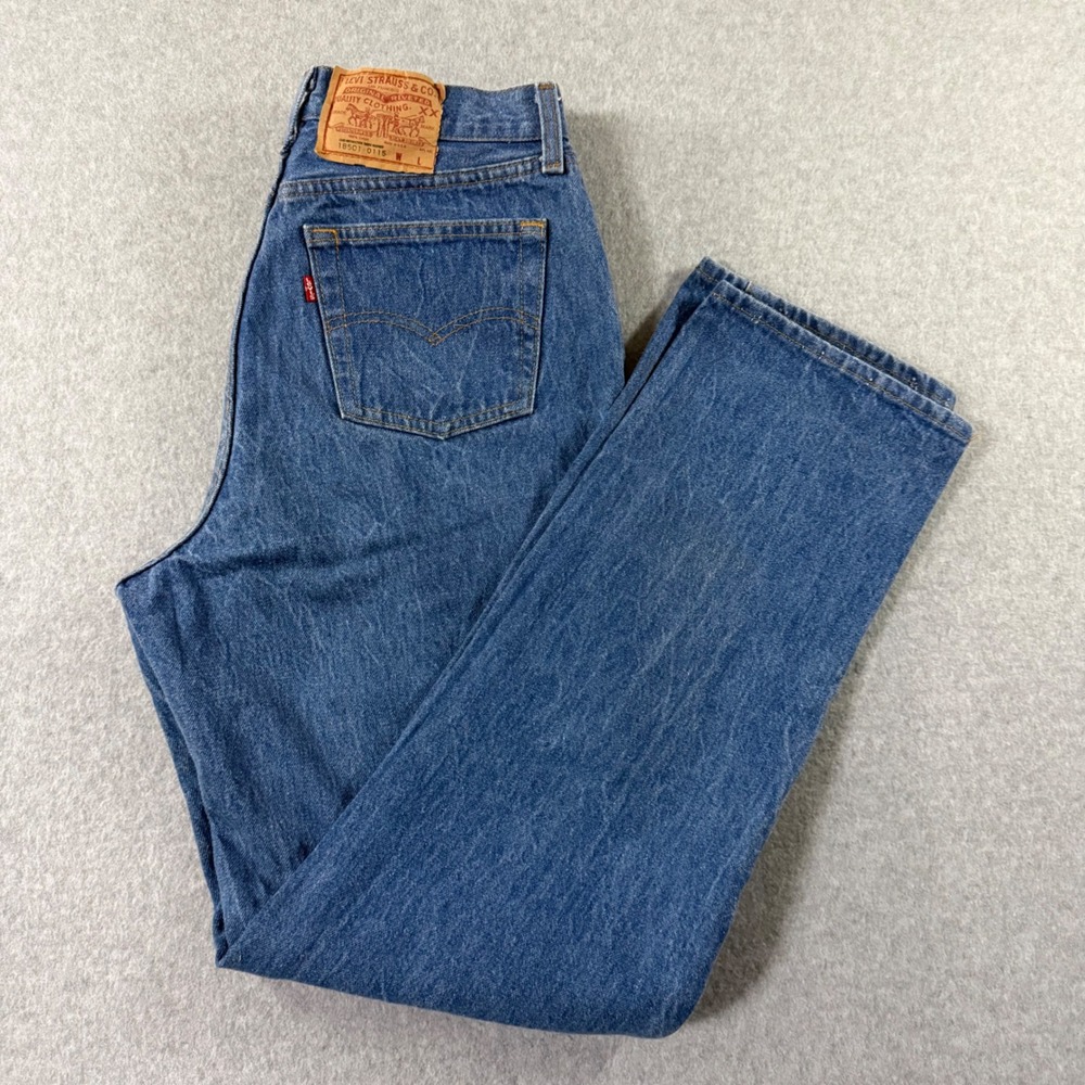 Vintage 1984 Levis 501 Women Jeans Straight Leg Made In USA 18501-0115 Rigid
